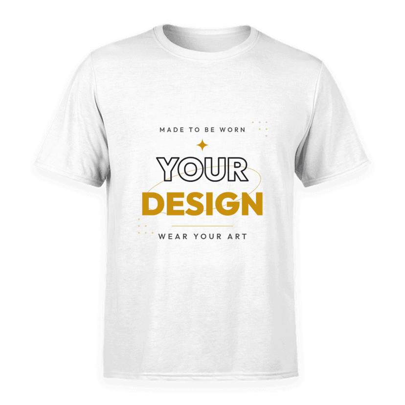 Custom t-shirt mockup preview on Startee Mockup