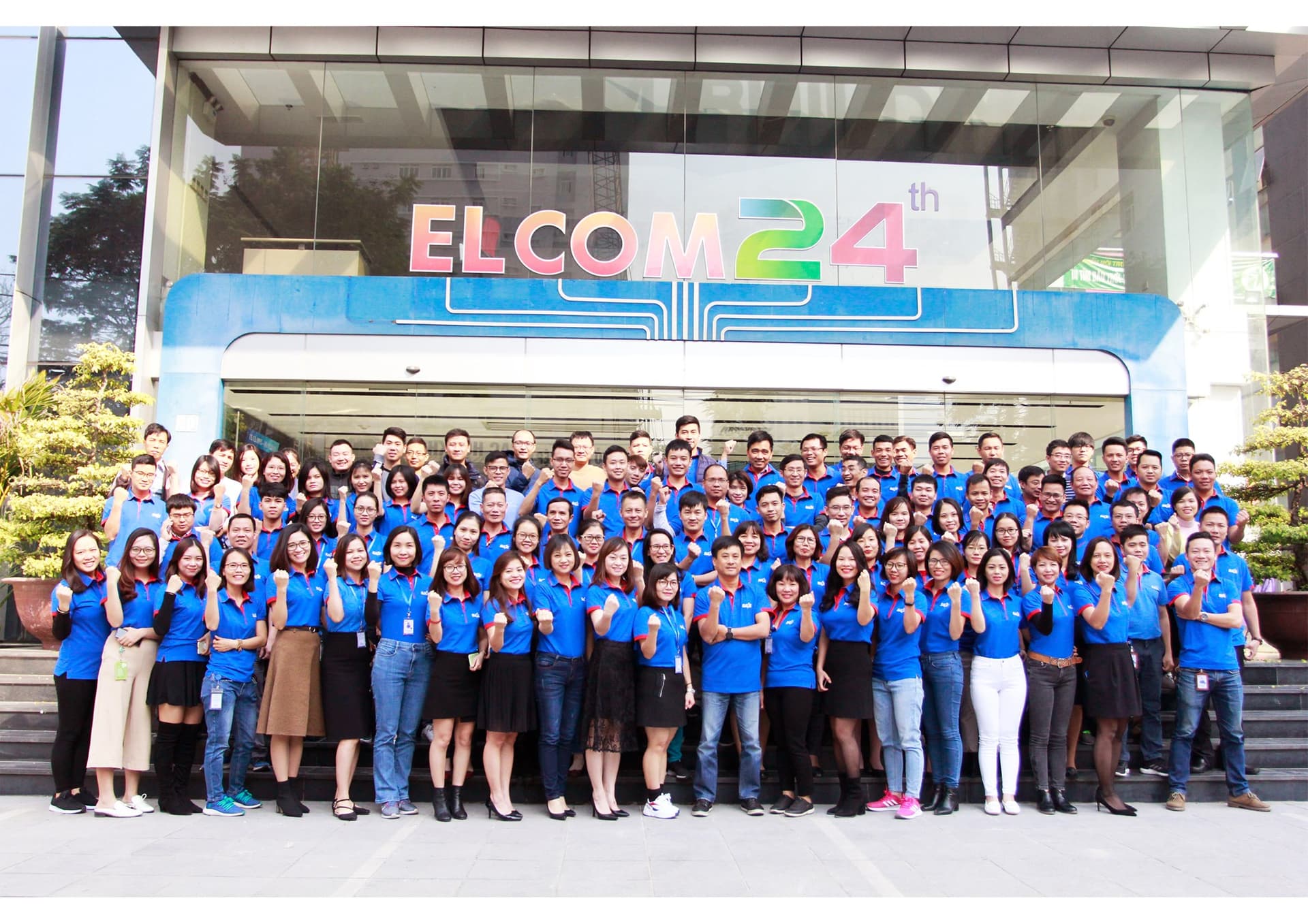 ELCOM company uniforms made by Startee