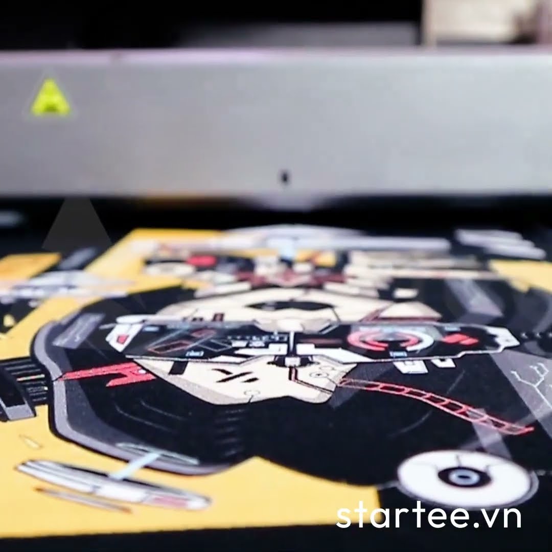 DTG printing on a Brother GTX